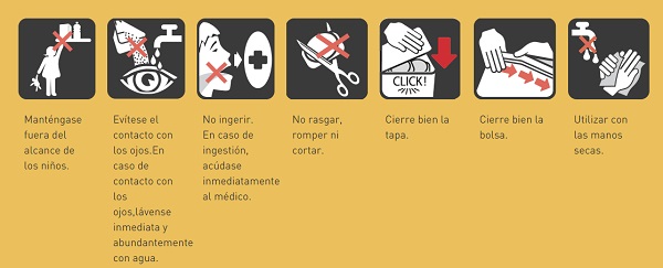 Consejos de seguridad detergente lquido